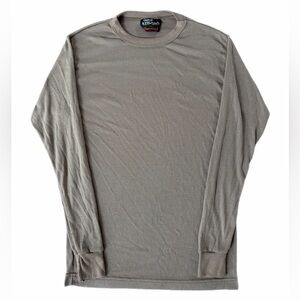 Vintage Kenyon Strata Long John Shirt Mens large Gray Thermax Made USA